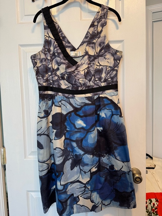 Anthropologie Dresses & Skirts - Anthropologie Indigo Garden Blue Purple Dress 12